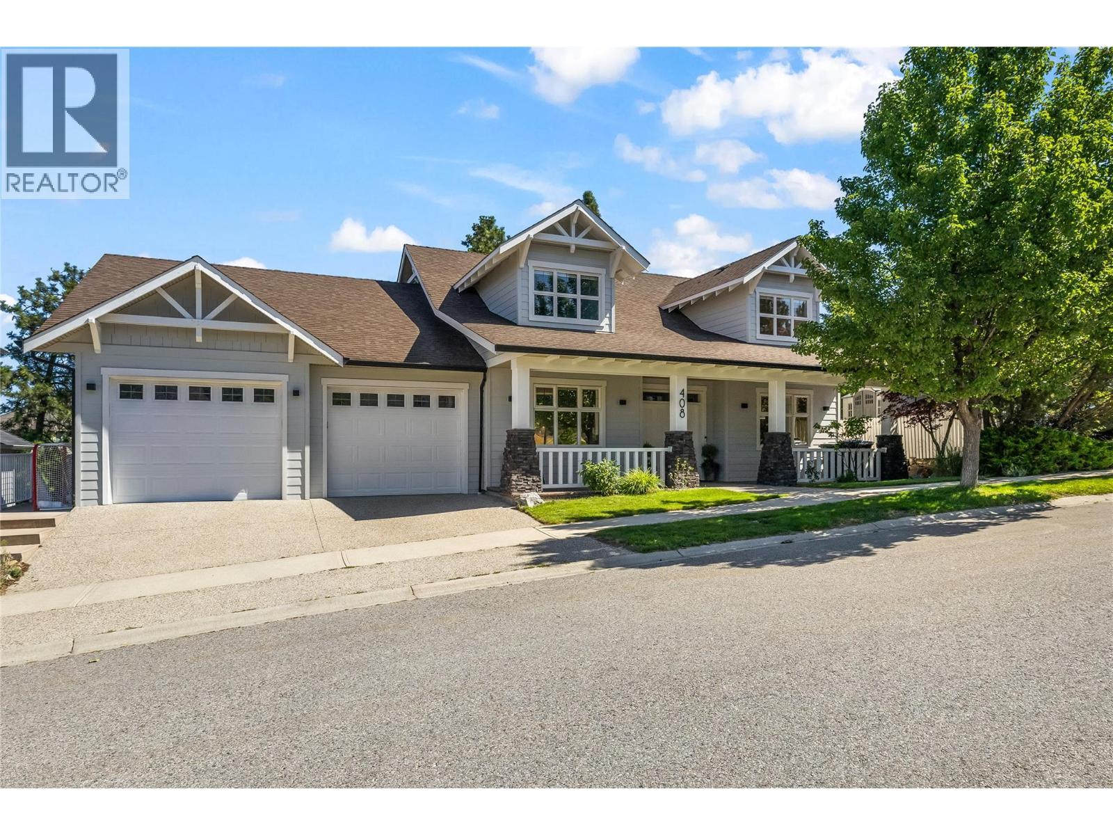 408 Quilchena Crescent, Kelowna, BC - Outdoor With Deck Patio Veranda With Facade
