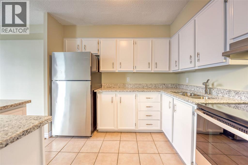 155 Front Street North Unit# 1103, Sarnia, ON - Indoor Photo Showing Kitchen With Double Sink
