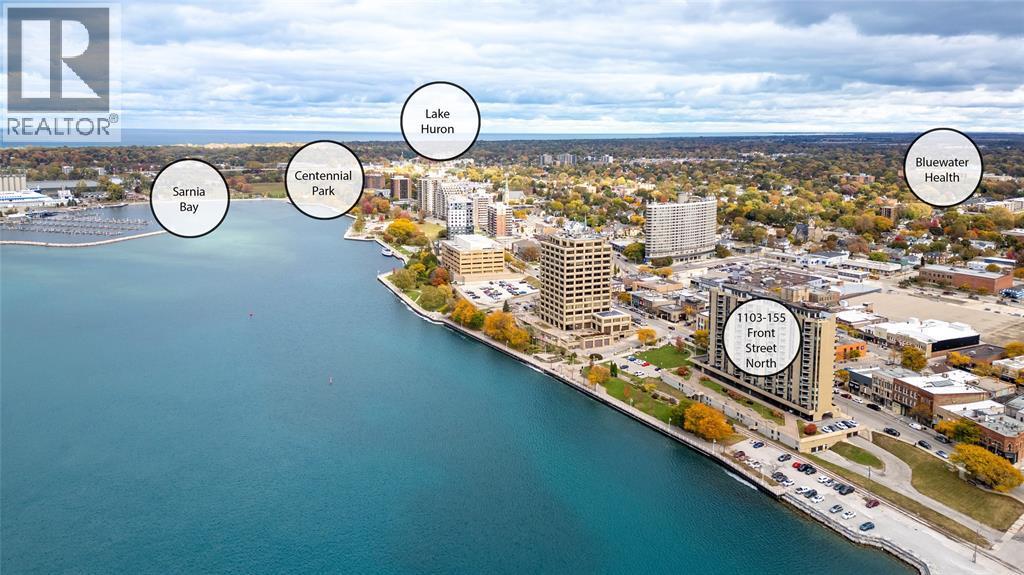 155 Front Street North Unit# 1103, Sarnia, ON - With View
