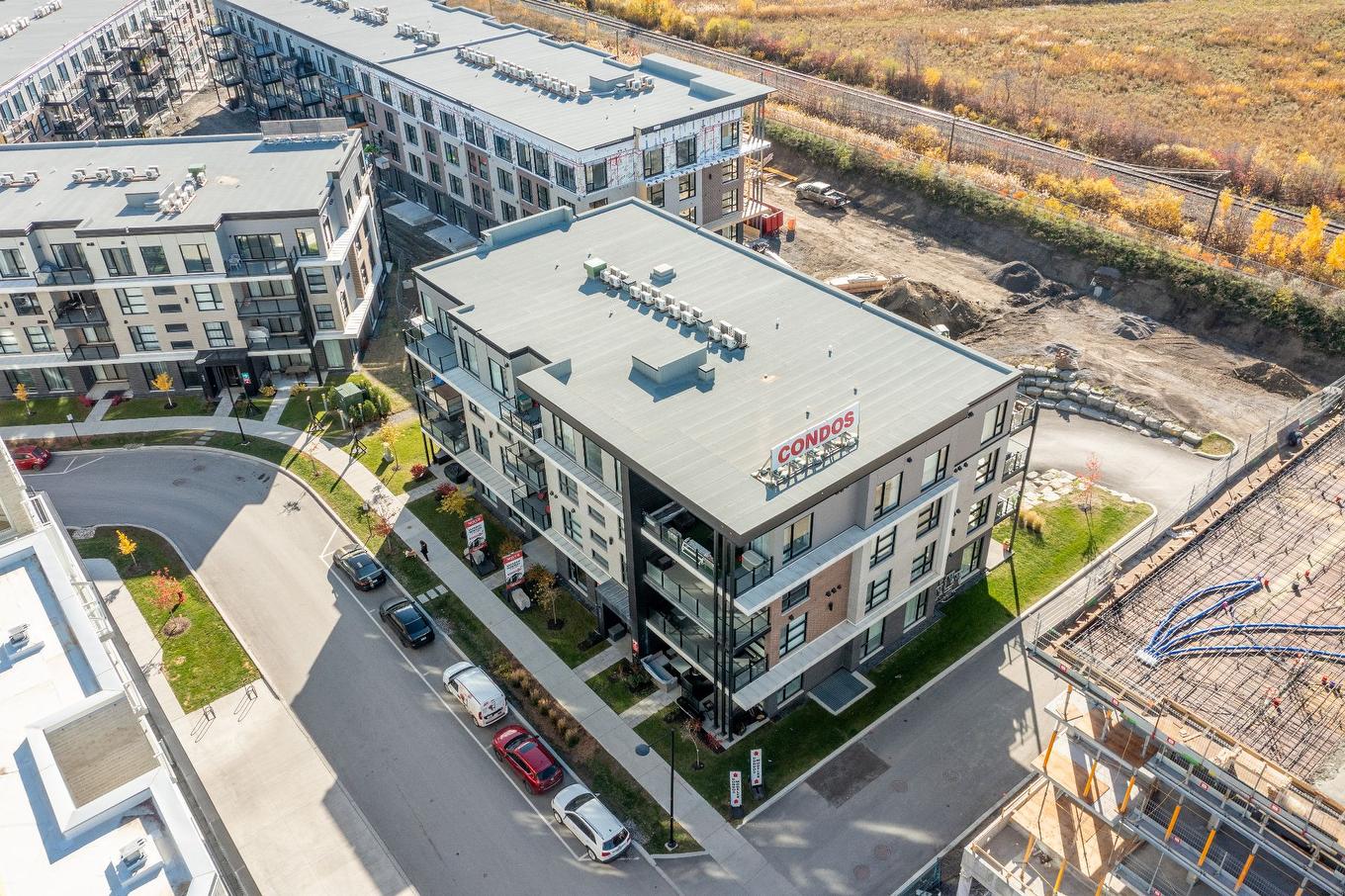 Aerial photo - 305-455 Rue Des Marronniers, Candiac, QC - With View