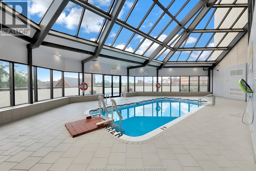150 Park Unit# 1204, Windsor, ON - Indoor Photo Showing Other Room With In Ground Pool