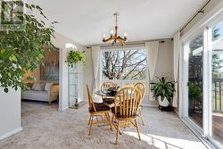 Dining room open to living room -