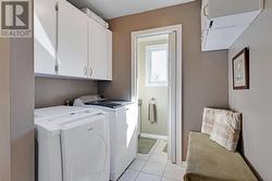 Main floor laundry room and mudroom -