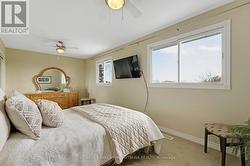 Primary has large windows & double closet -