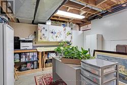 Lower level hobby/utility room -