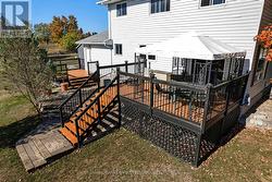 Deck off dining room -