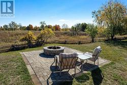 Overlooking pastoral countryside -