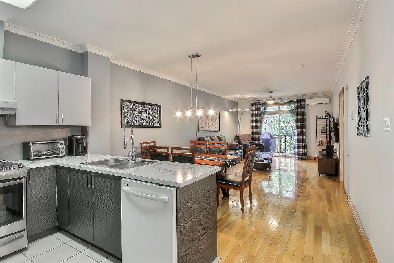 Cuisine - 2-1355 Rue Leclair, Montréal (Verdun/Île-Des-Soeurs), QC - Indoor Photo Showing Kitchen With Double Sink