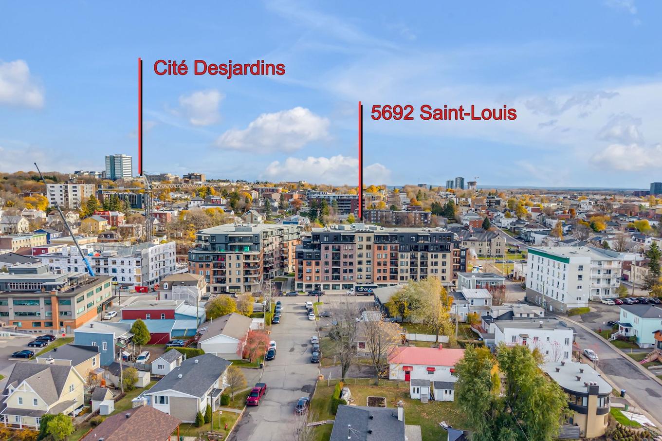Vue d'ensemble - 505-5692 Rue St-Louis, Lévis (Desjardins), QC - Outdoor With View