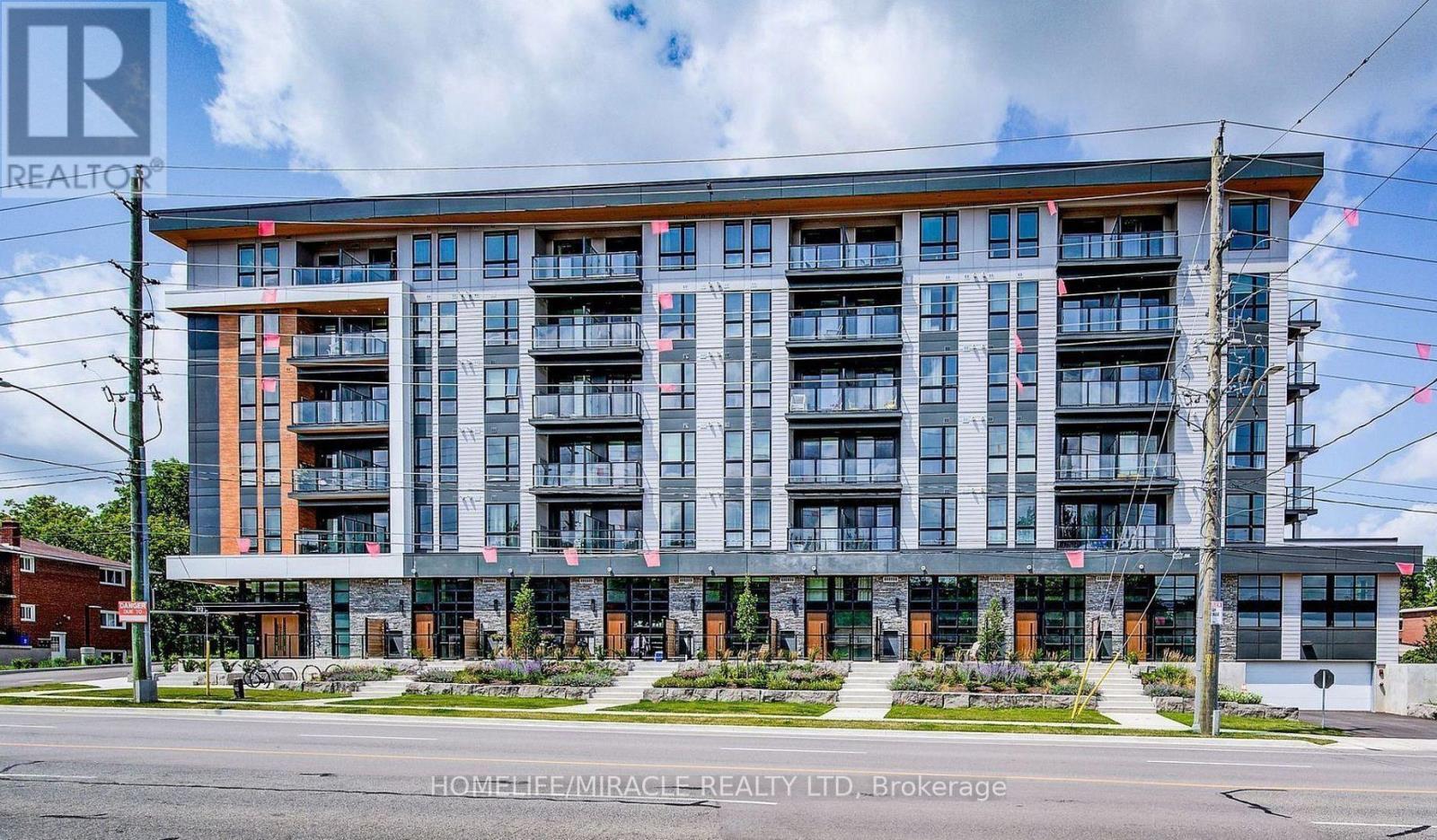 210 - 312 Erb Street W, Waterloo, ON - Outdoor With Facade