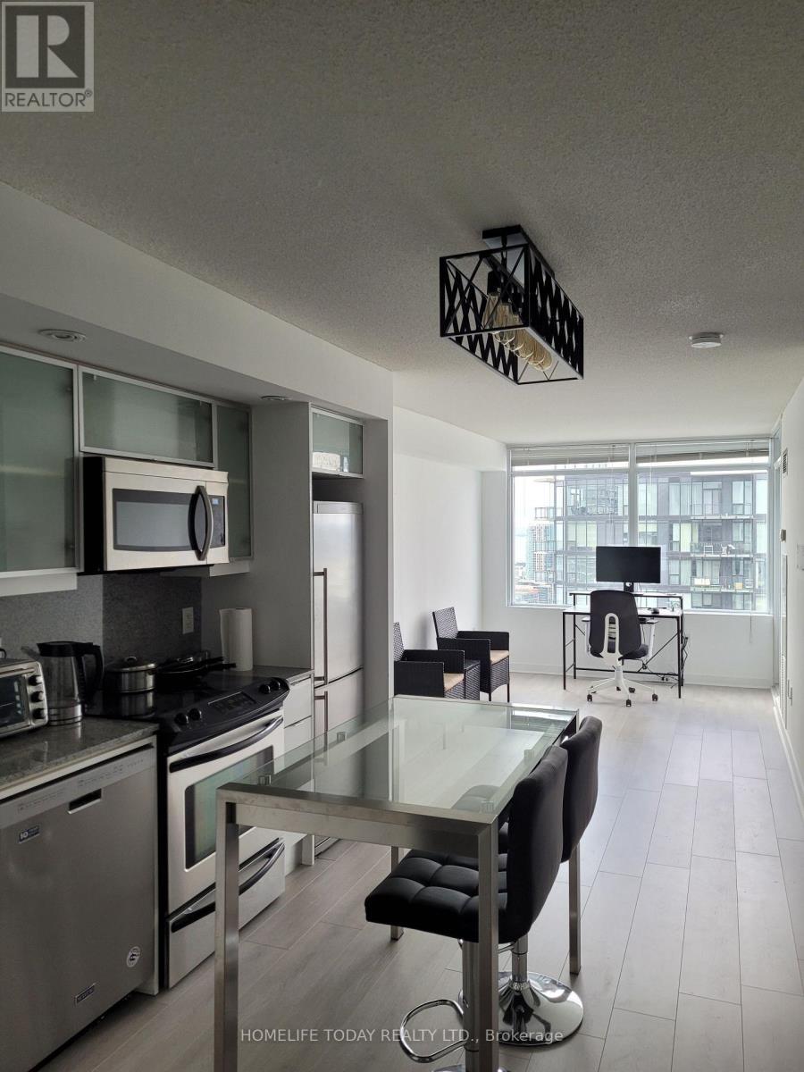4309 - 25 Telegram Mews, Toronto, ON - Indoor Photo Showing Kitchen