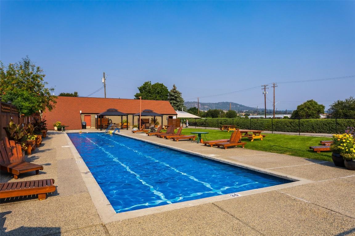 332-415 Commonwealth Road, Kelowna, BC - Outdoor With In Ground Pool With Backyard