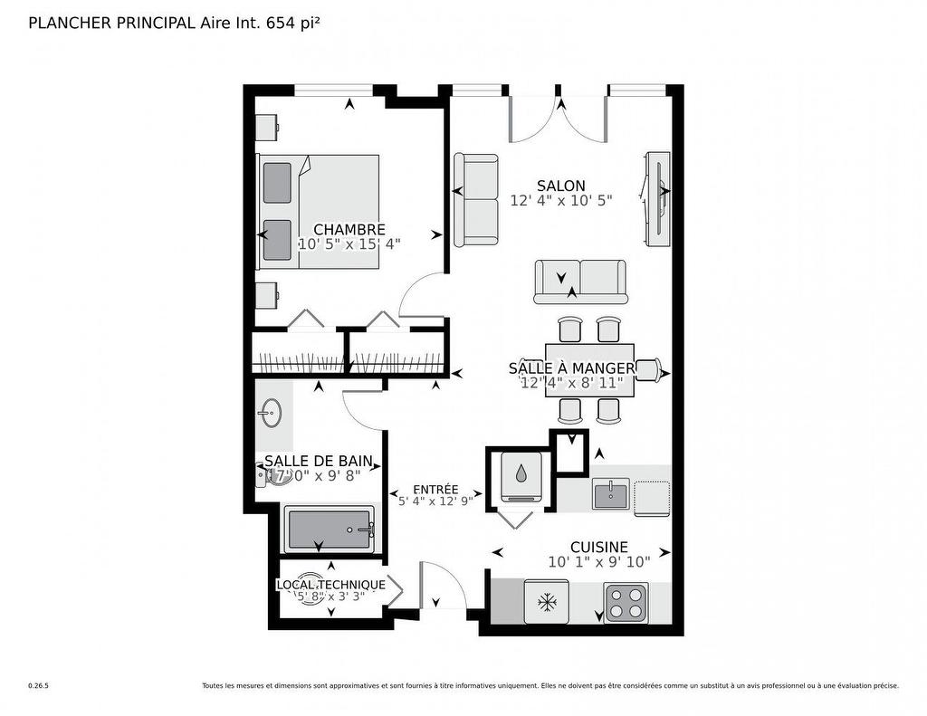 Drawing (sketch) - 135-4 Place Des Jardins-Des-Vosges, Montréal (Verdun/Île-Des-Soeurs), QC - Other