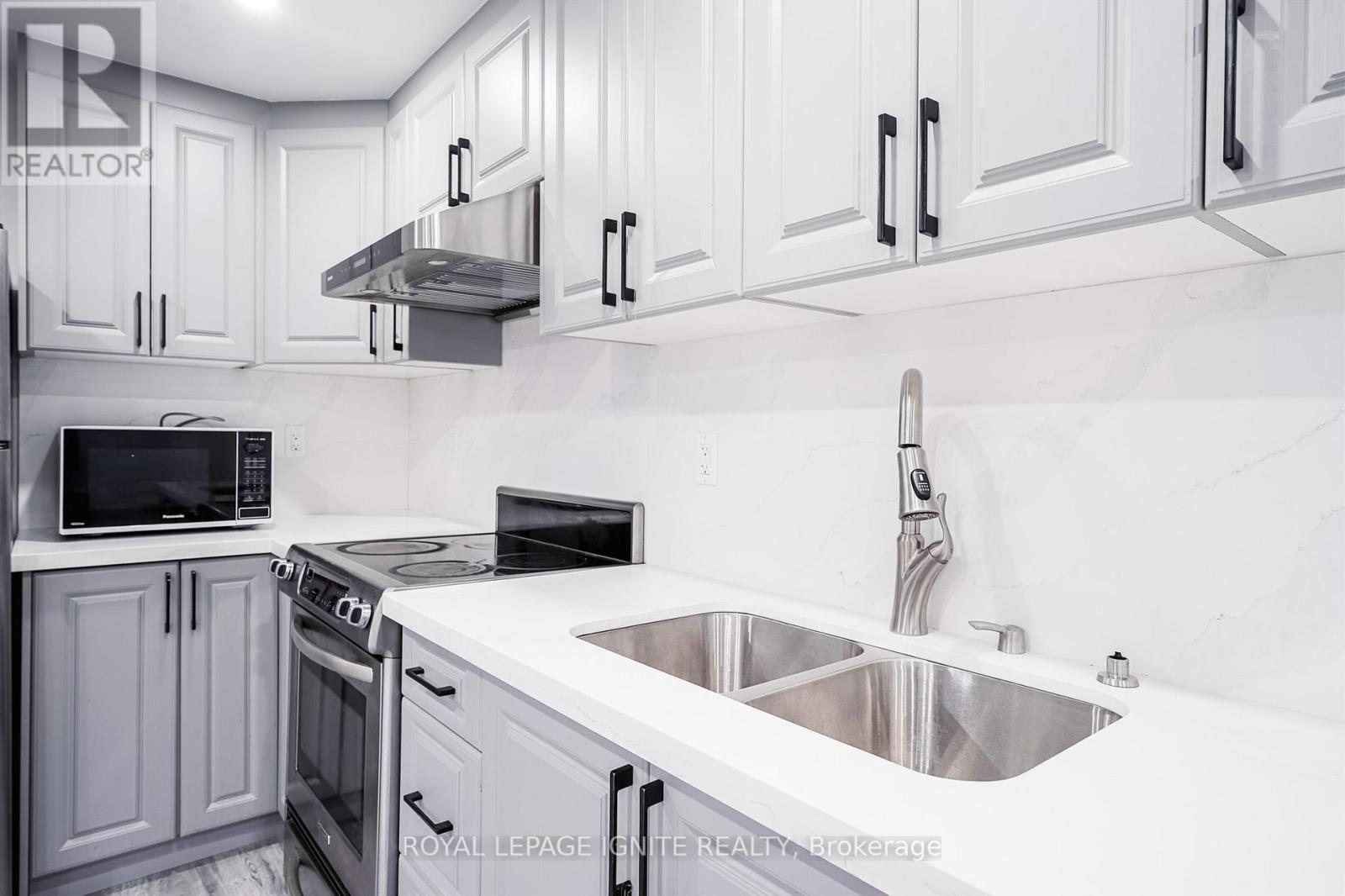 Bsmt - 1257 Roper Drive, Milton, ON - Indoor Photo Showing Kitchen With Double Sink