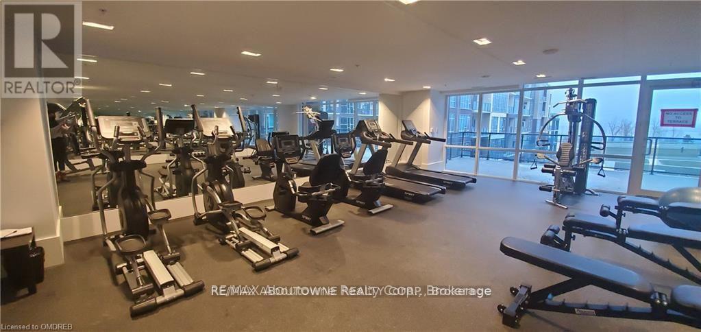 505 - 16 Concord Place, Grimsby, ON - Indoor Photo Showing Gym Room