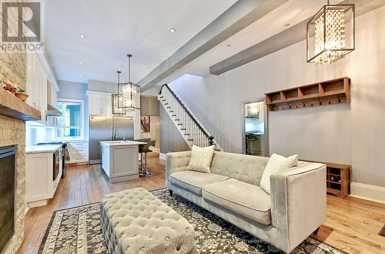 A - 48 Lansdowne Avenue, Toronto, ON - Indoor Photo Showing Living Room With Fireplace