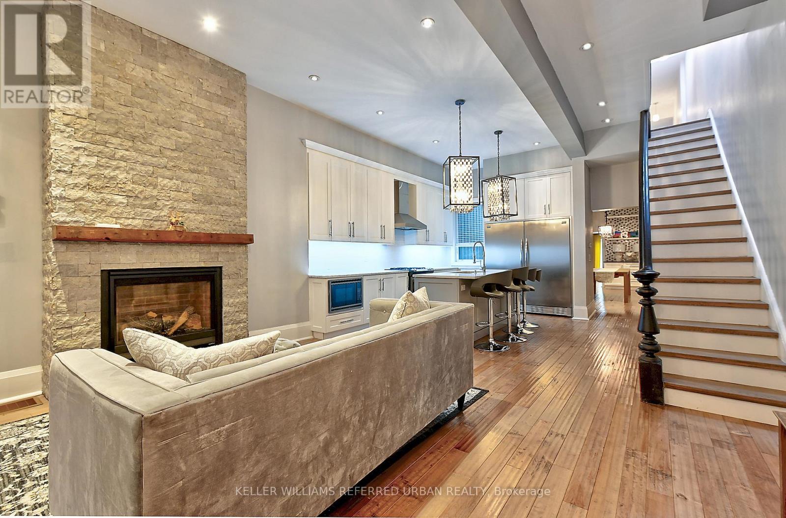 A - 48 Lansdowne Avenue, Toronto, ON - Indoor With Fireplace