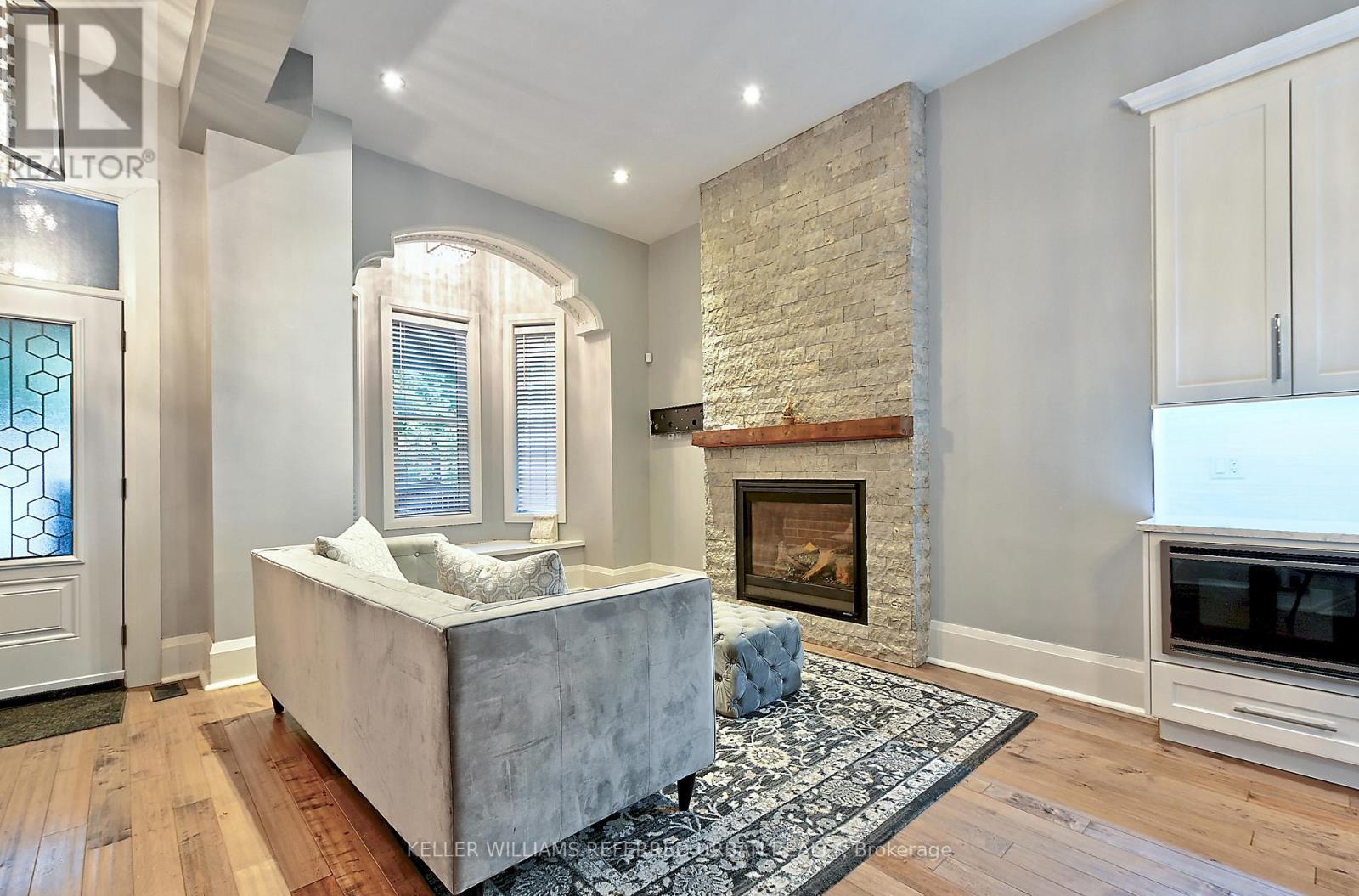 A - 48 Lansdowne Avenue, Toronto, ON - Indoor Photo Showing Other Room With Fireplace