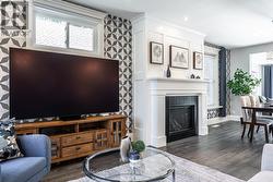 Living/Dining Room With Gas Fireplace -