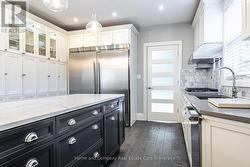 Kitchen with Oversized Fridge/Freezer -