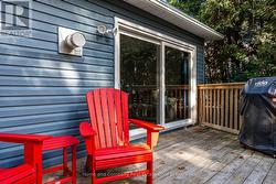 Deck with Oversized Garden Doors into Family Room -