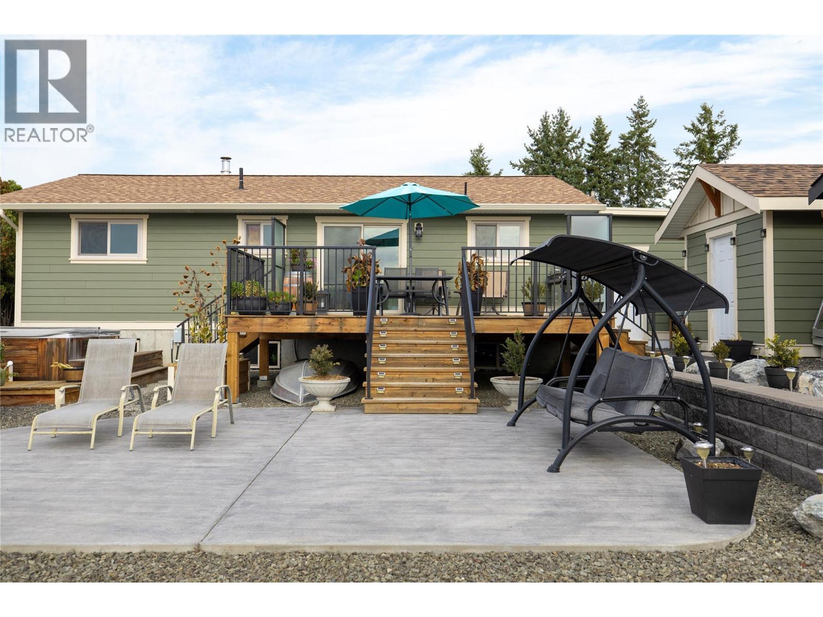 6454 Holbrook Road, Vernon, BC - Outdoor With Deck Patio Veranda With Exterior
