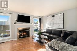 Family room gas fireplace -