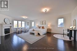 primary room with fireplace -