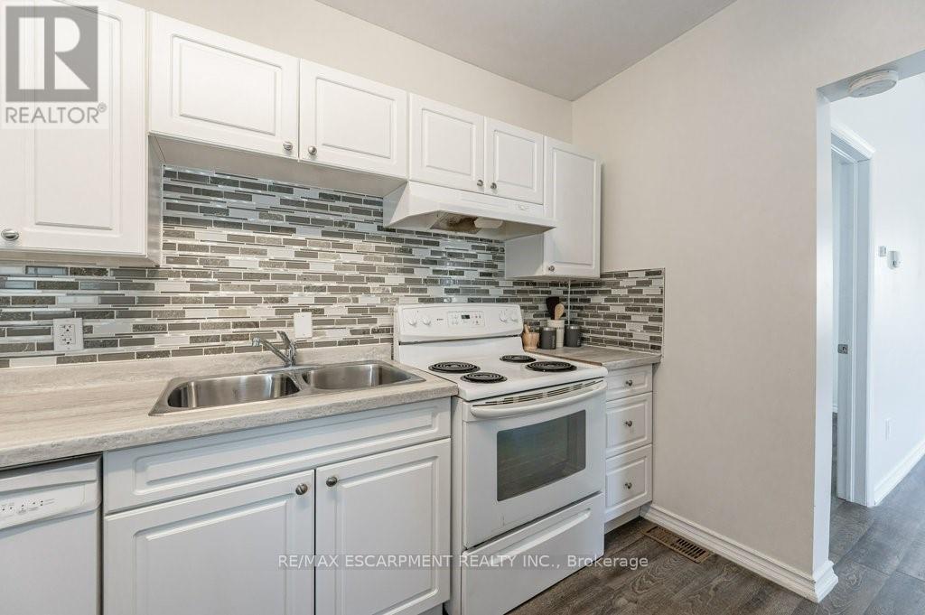196 Picton Street E, Hamilton, ON - Indoor Photo Showing Kitchen With Double Sink
