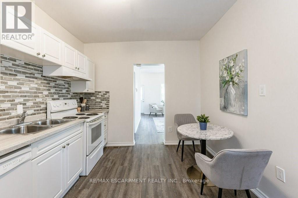 196 Picton Street E, Hamilton, ON - Indoor Photo Showing Kitchen With Double Sink