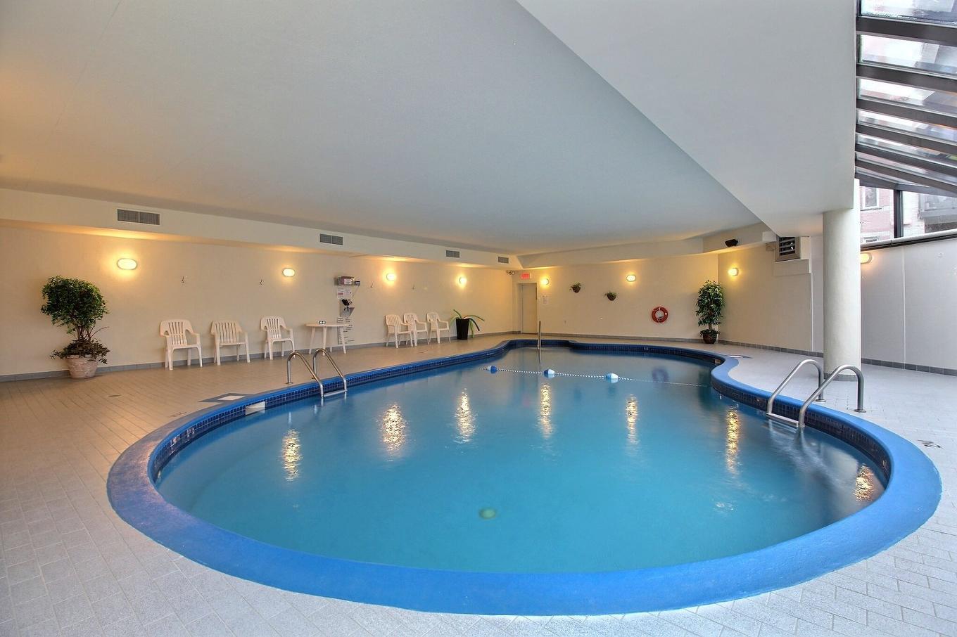 Pool - 102-190 Rue Don-Bosco N., Sherbrooke (Les Nations), QC - Indoor Photo Showing Other Room With In Ground Pool