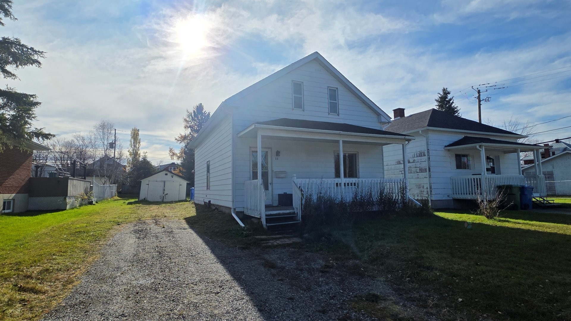 Façade - 22 5E Avenue E., Amos, QC - Outdoor With Deck Patio Veranda