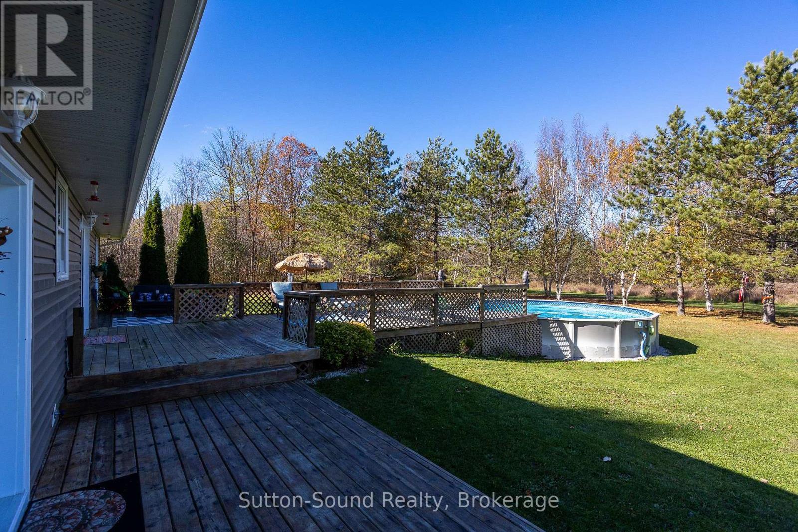 143659 15 Side Road E, Meaford, ON - Outdoor With Above Ground Pool