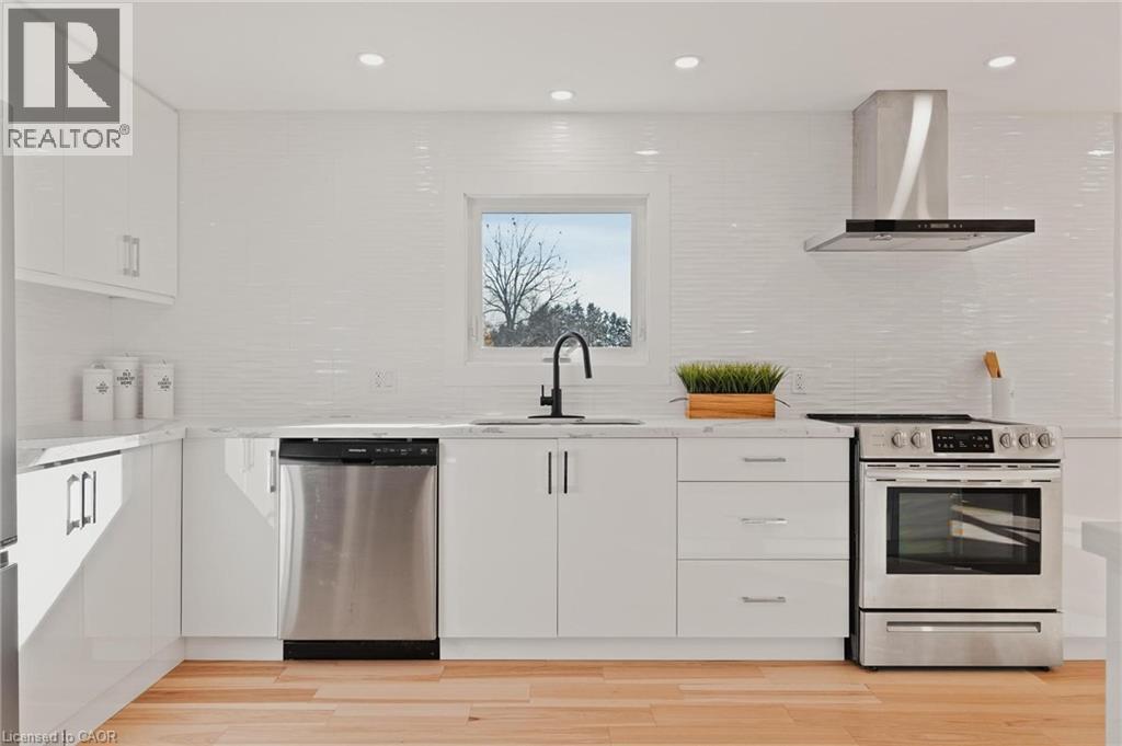 8 Talbot Street, Scotland, ON - Indoor Photo Showing Kitchen With Stainless Steel Kitchen With Upgraded Kitchen