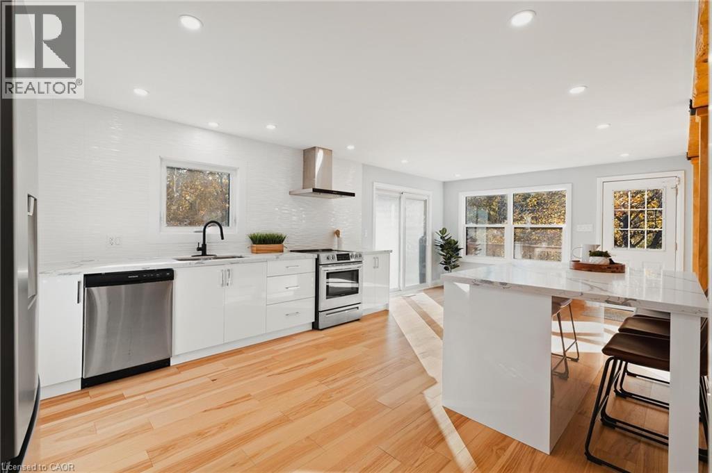 8 Talbot Street, Scotland, ON - Indoor Photo Showing Kitchen With Stainless Steel Kitchen With Upgraded Kitchen