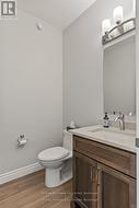 Powder room on main level -