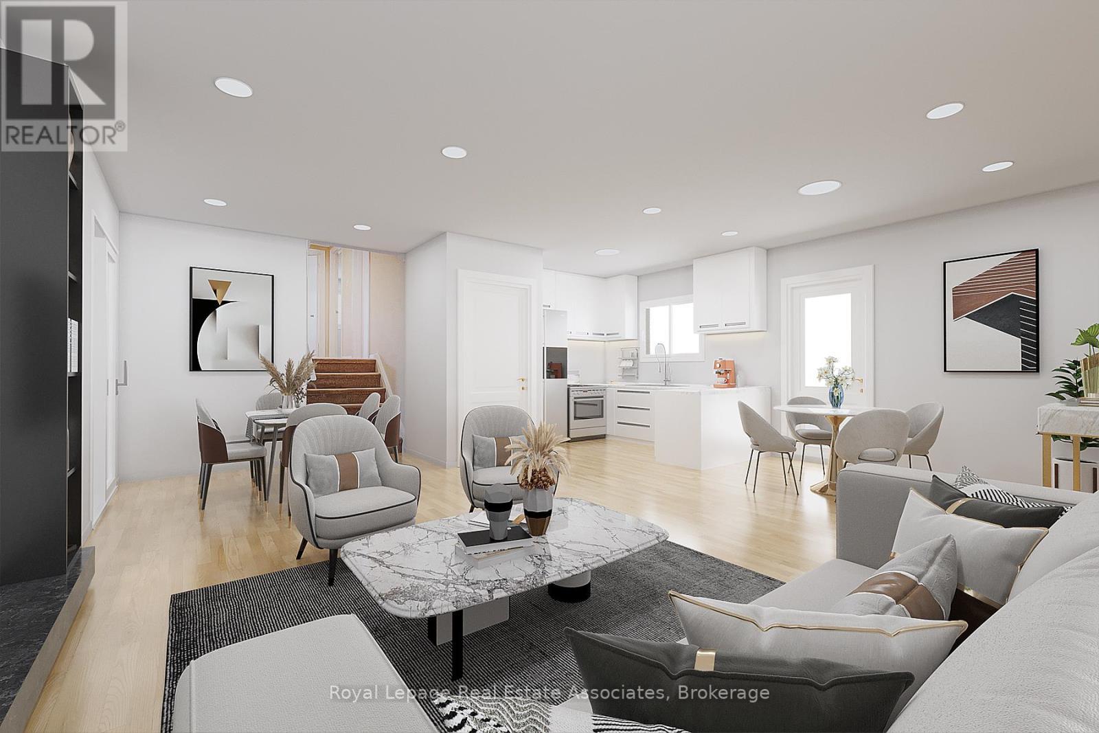 Virtually Renovated and Staged - 958 Fletcher Valley Crescent, Mississauga, ON - Indoor Photo Showing Living Room