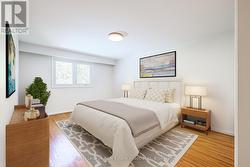 Virtually Staged Primary Bedroom -