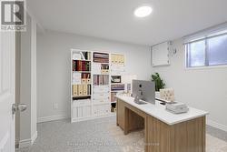 Virtually Staged Lower Level Bedroom/Office -