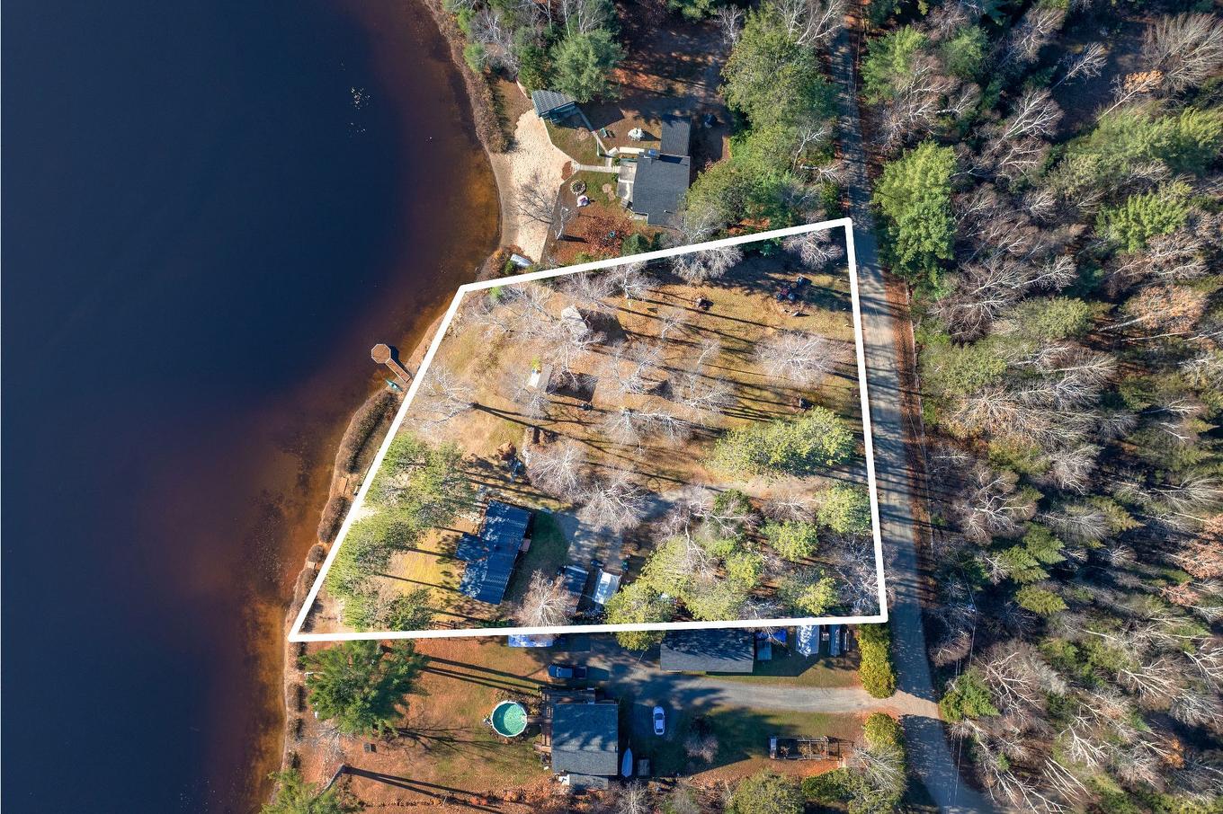 Aerial photo - 2305 Ch. Des Mûriers, Nominingue, QC - Outdoor With View