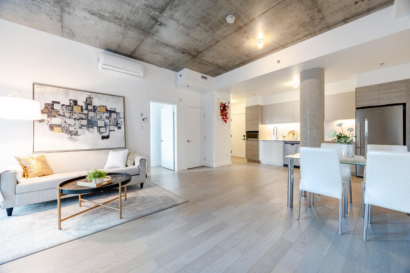 Salon - 106-75 Rue De Castelnau O., Montréal (Villeray/Saint-Michel/Parc-Extension), QC - Indoor Photo Showing Living Room