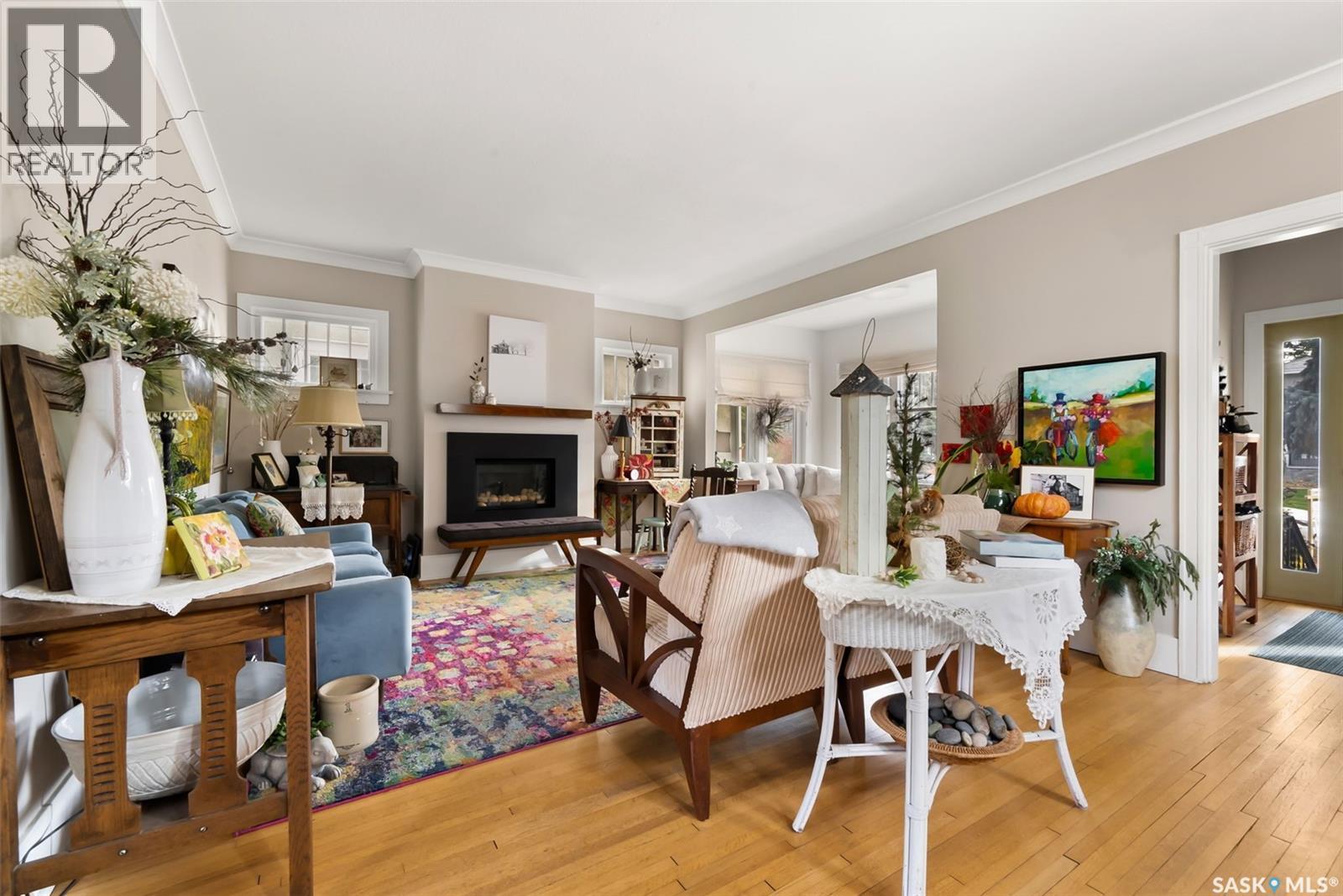 2912 Mccallum Avenue, Regina, SK - Indoor With Fireplace