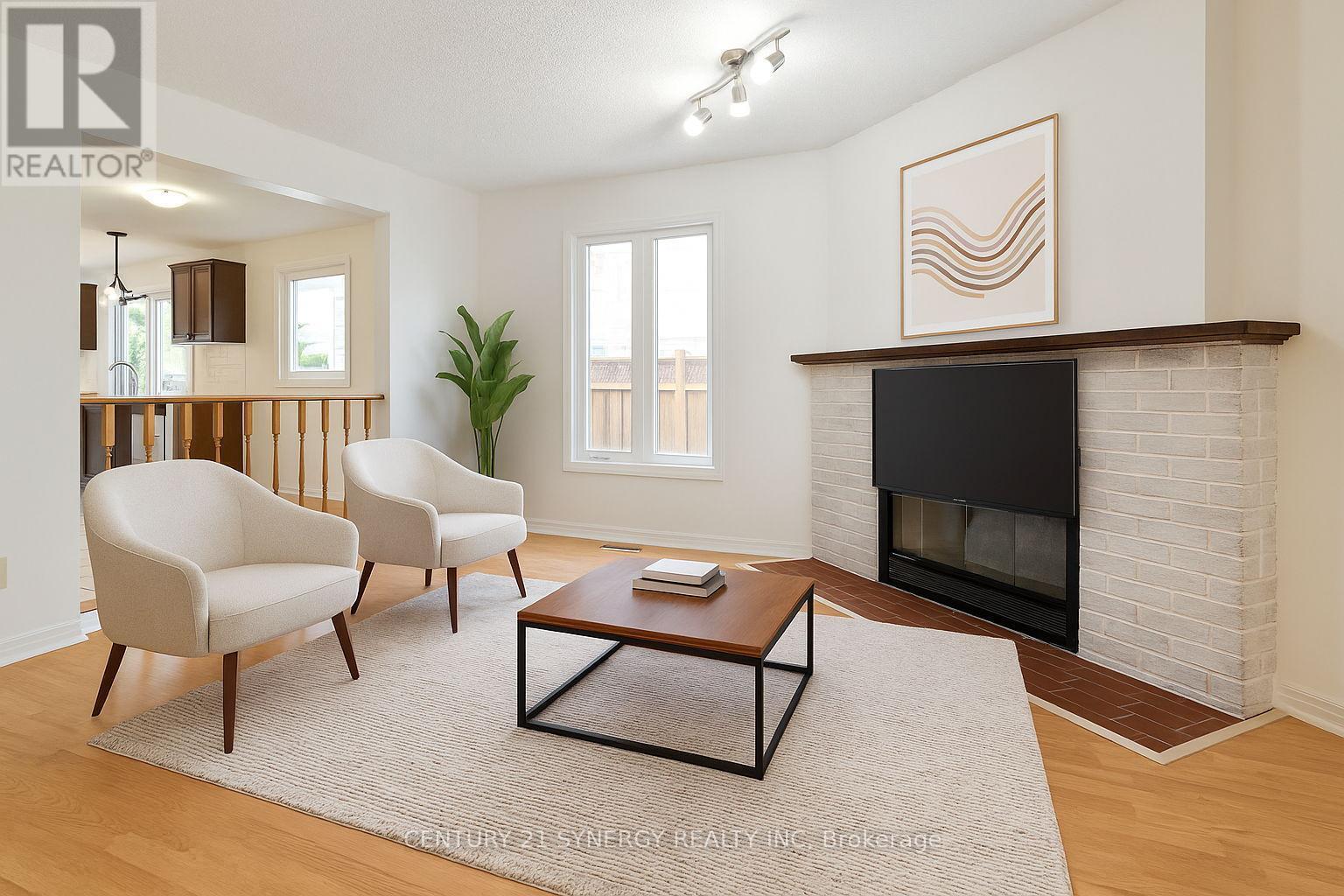 861 Karsh Drive, Ottawa, ON - Indoor Photo Showing Living Room With Fireplace