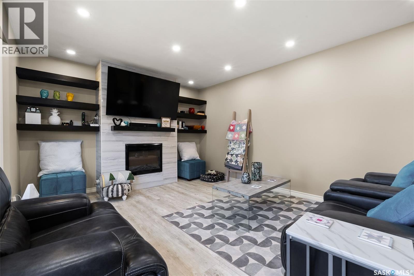 421 2Nd Avenue, Odessa, SK - Indoor With Fireplace