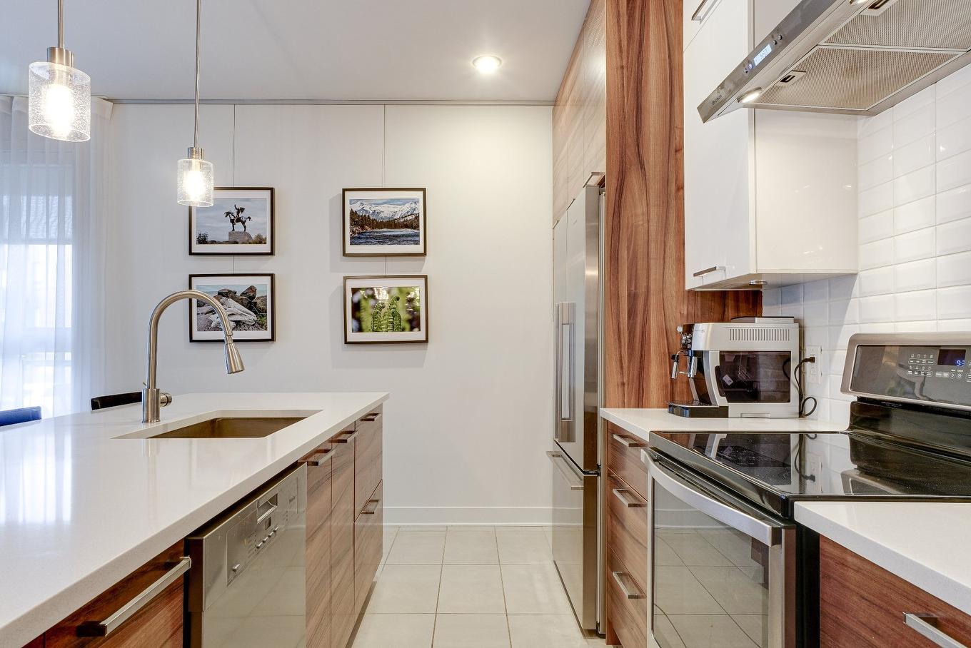 Cuisine - 101-1195 Rue Marie-Gérin-Lajoie, Terrebonne (Terrebonne), QC - Indoor Photo Showing Kitchen With Upgraded Kitchen