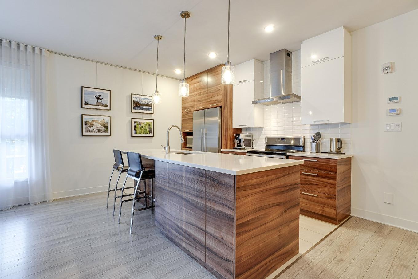 Cuisine - 101-1195 Rue Marie-Gérin-Lajoie, Terrebonne (Terrebonne), QC - Indoor Photo Showing Kitchen With Upgraded Kitchen