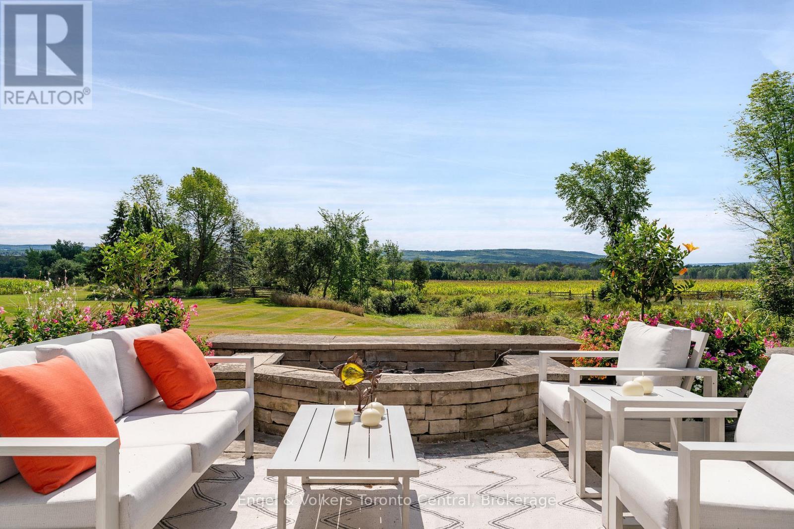 727070 Side Rd 22C Side Road W, Grey Highlands, ON - Outdoor With Deck Patio Veranda With View