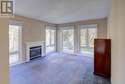 Spacious Living area with fireplace -