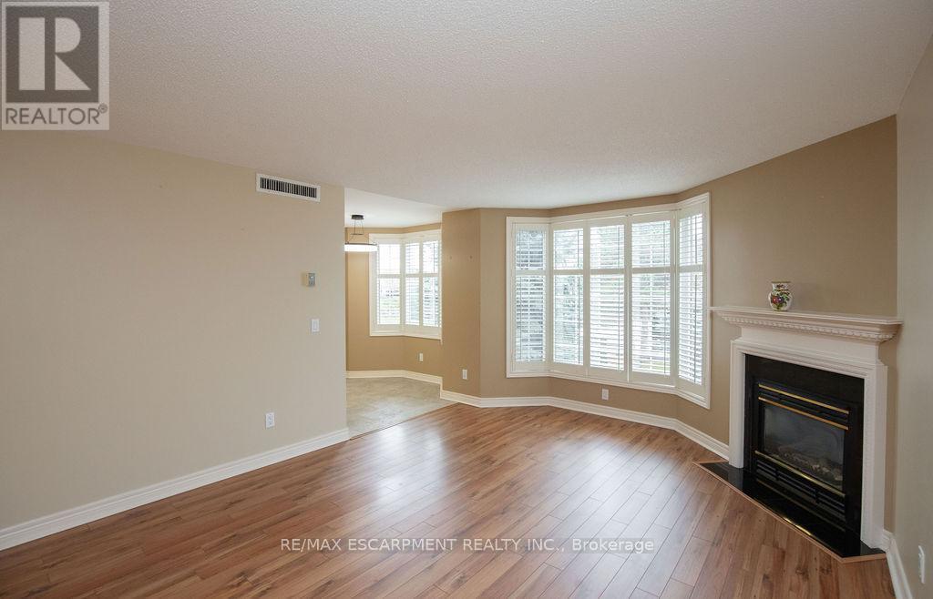 202 - 990 Golf Links Road, Hamilton, ON - Indoor Photo Showing Living Room With Fireplace