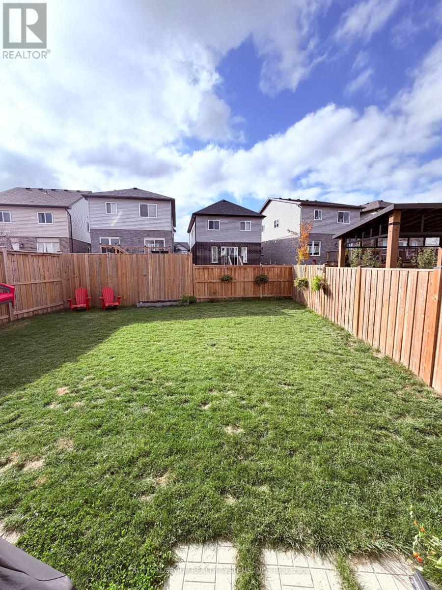 Fenced Backyard - 693 Doon South Drive, Kitchener, ON - Outdoor With Backyard